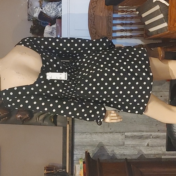 Polka dot Mini Dress/Shirt - Picture 6 of 6